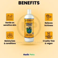 Earthbath Oatmeal & Aloe Pet Shampoo Vanilla & Almond 16-oz