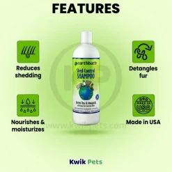 Earthbath Shed Control Pet Conditioner Green Tea & Awapuhi 16-oz