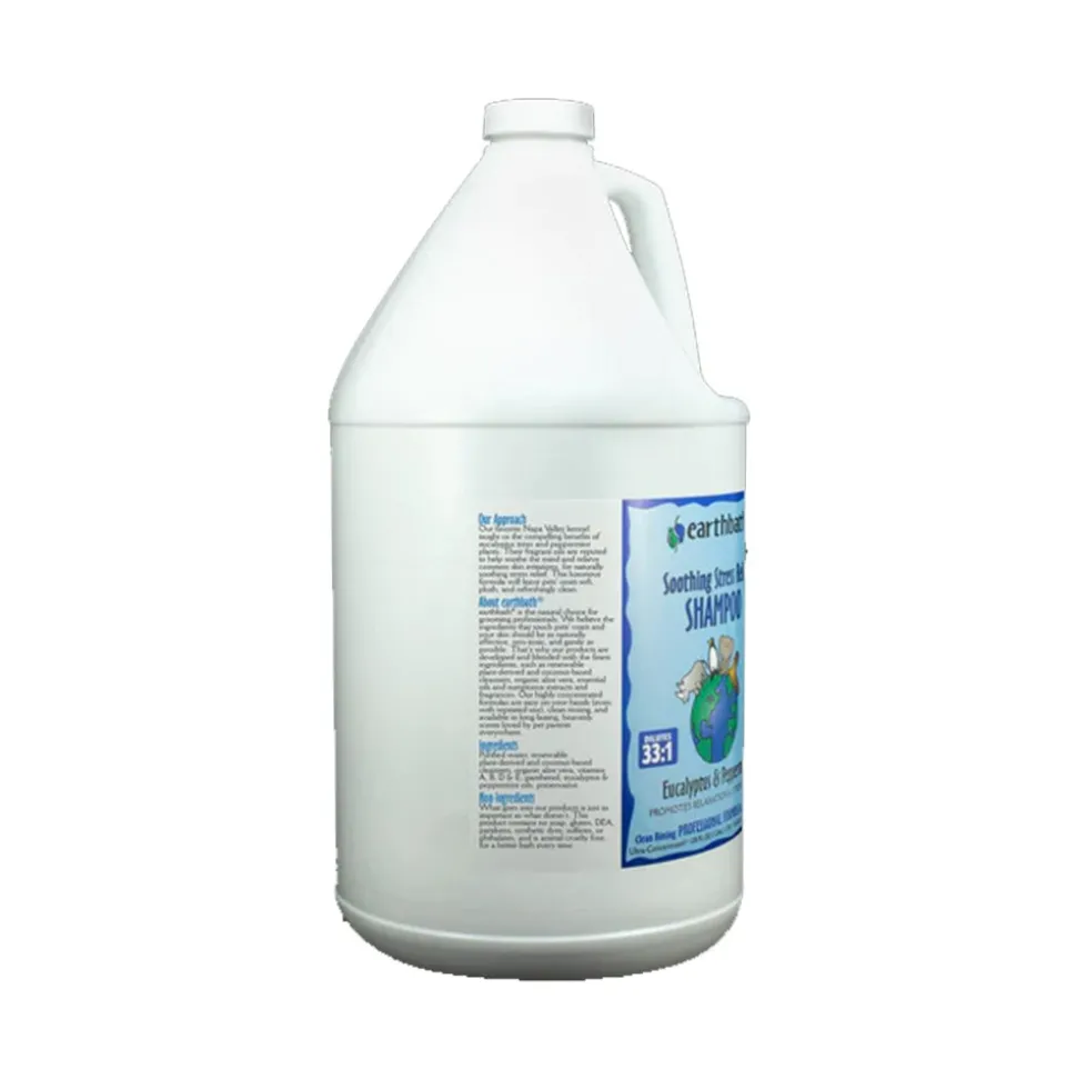 Earthbath Soothing Stress Relief Pet Shampoo Eucalyptus & Peppermint 128-oz