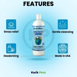 Earthbath Soothing Stress Relief Pet Shampoo Eucalyptus & Peppermint 128-oz