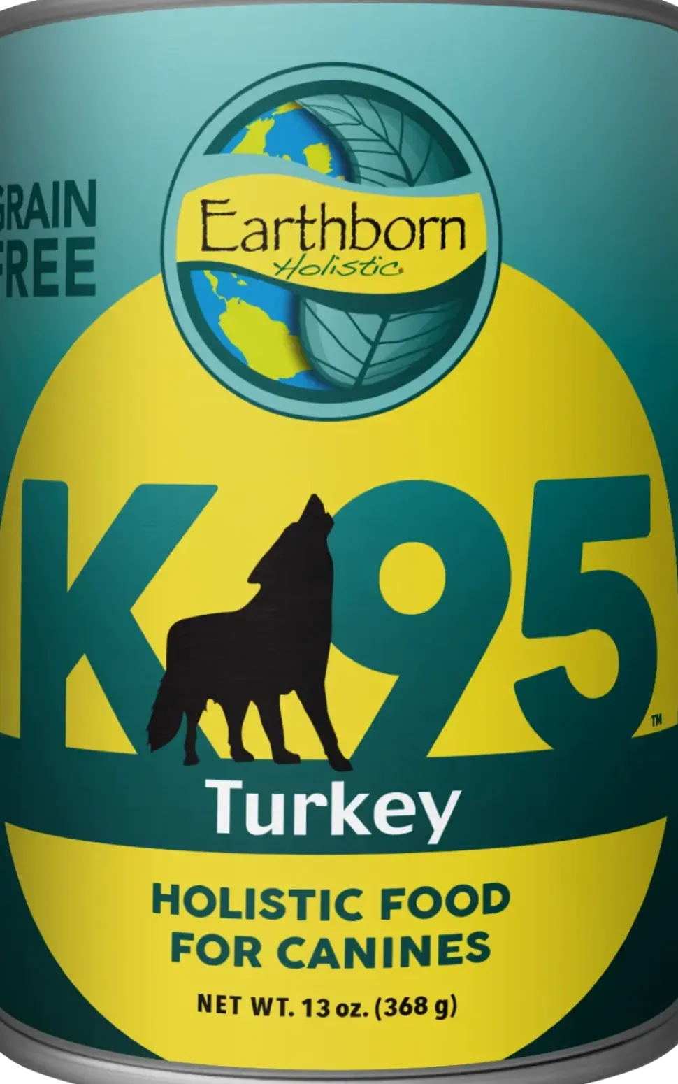 Earthborn Holistic K95 Grain-Free Meat Protein Wet Dog Food Turkey 13-oz