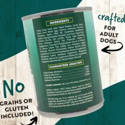 Earthborn Holistic K95 Grain-Free Meat Protein Wet Dog Food Turkey 13-oz
