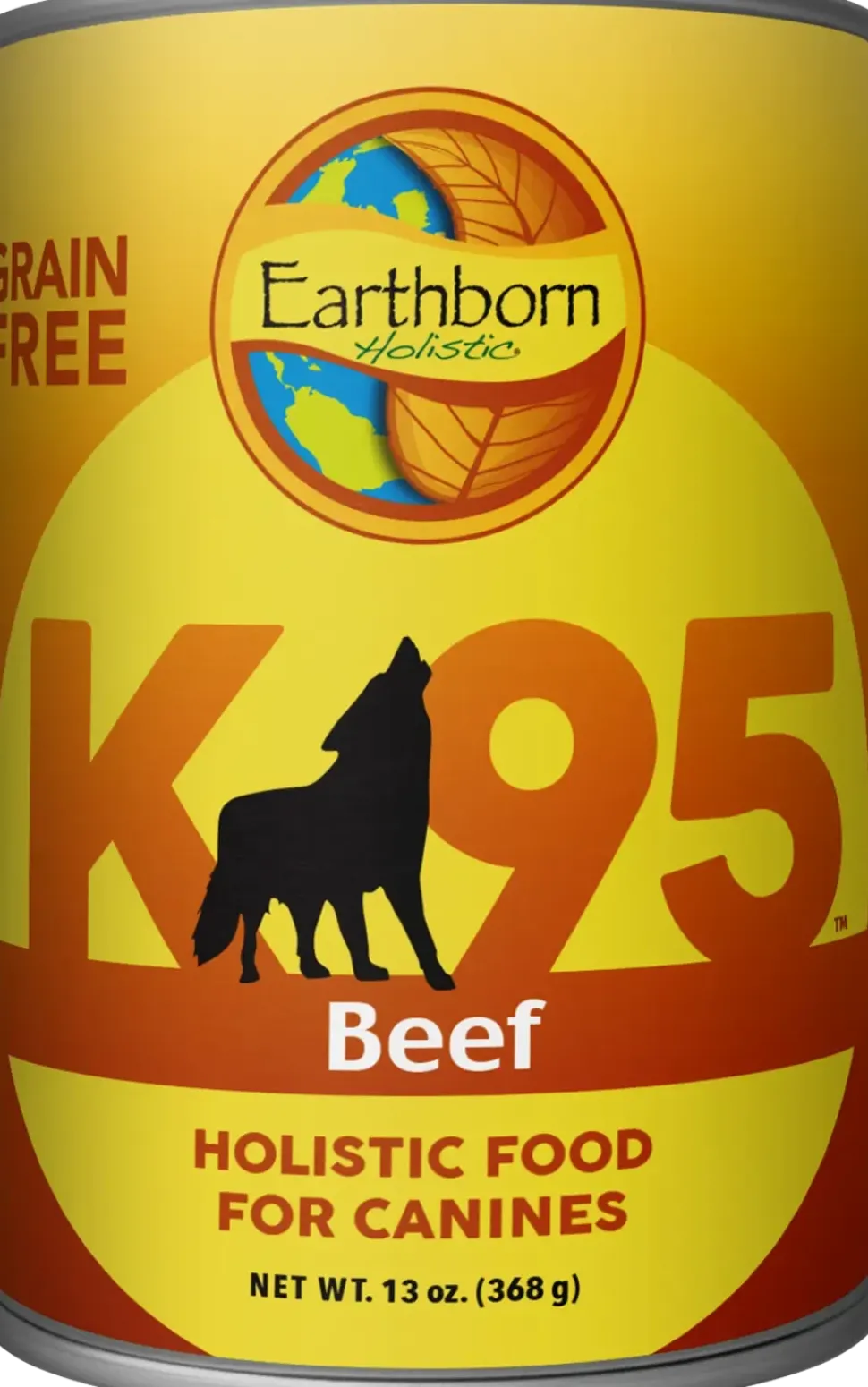 Earthborn Holistic K95 Grain-Free Meat Protein Wet Dog Food Beef 13-oz