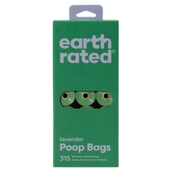 Earth Rated Lavender Scented Dog Poop Bag on Refill Rolls 315 Count