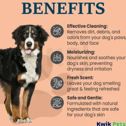 Earth Rated Textured Thick Hypoallergenic Lavender Scented Dog Grooming Wipes 100 Count