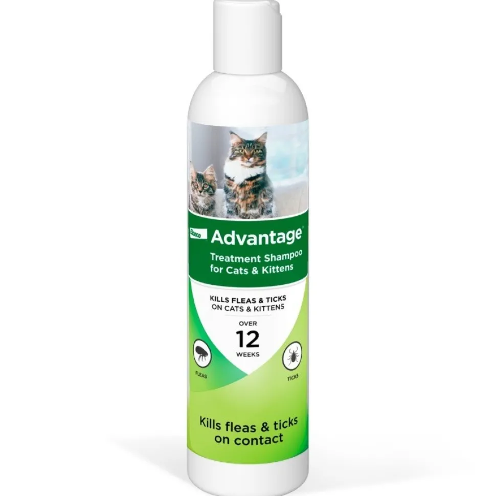 Elanco Advantage Flea & Tick Shampoo for Cats & Kittens 8-oz