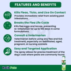 Elanco Advantage Flea & Tick Treatment Spray for Dogs 15-oz