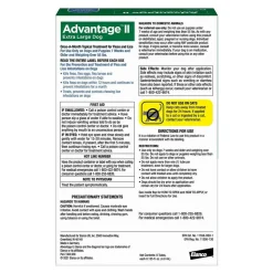 Elanco Advantage II 6-Month Supply Topical Flea Treatment & Prevention for Extra Large Dogs Over 55 lbs