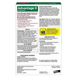 Elanco Advantage II 6-Month Supply Topical Flea Treatment & Prevention for Large Dogs 21-55 lbs