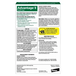 Elanco Advantage II 6-Month Supply Topical Flea Treatment & Prevention for Small Dogs 3-10 lbs