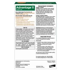 Elanco Advantage II 6-Month Supply Topical Flea Treatment & Prevention for Small Cats 5-9 lbs