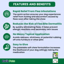 Elanco Advantus Oral Flea Treatment Soft Chews for Small Dogs 4-22 lbs 30 Count