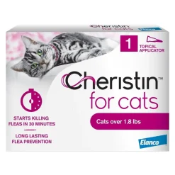 Elanco Cheristin Topical Flea Treatment & Prevention for Cats 1 Count