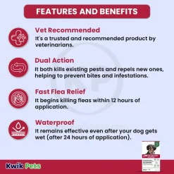 Elanco K9 Advantix 2-Month Supply Topical Flea & Tick Treatment & Prevention for Small Dogs 4-10 lbs