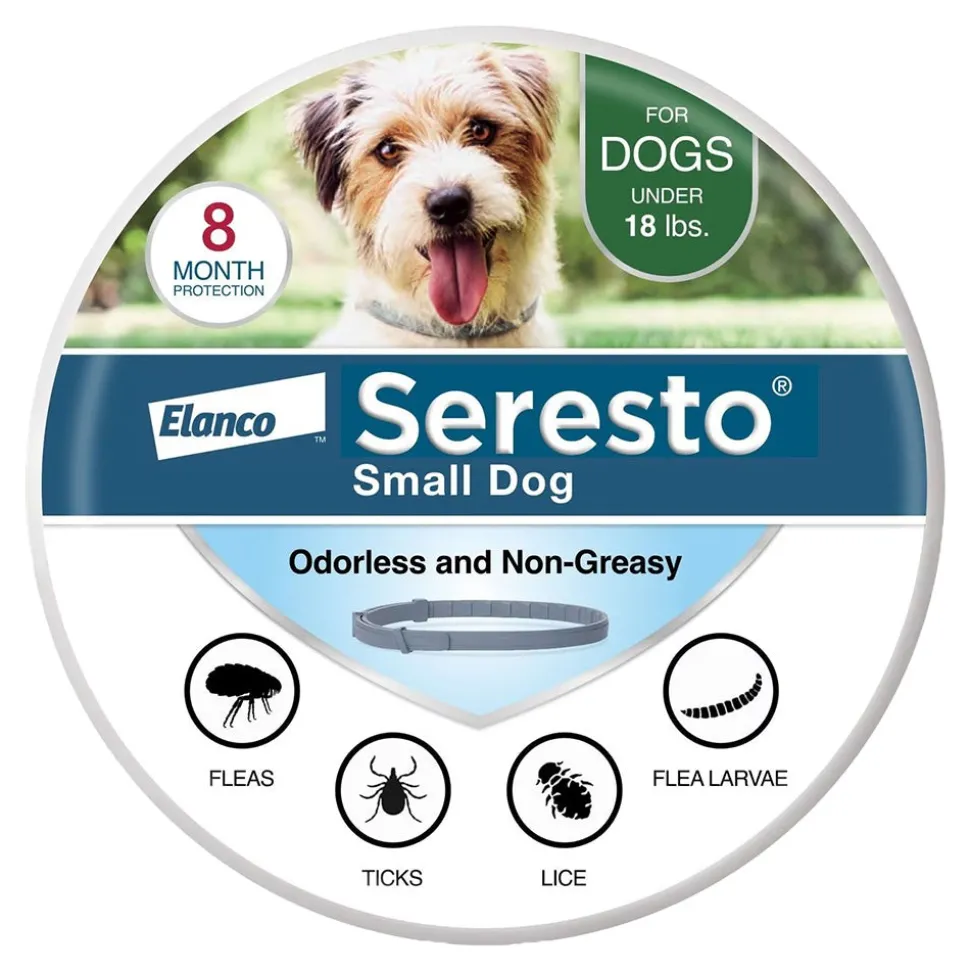 Elanco Seresto Flea & Tick Treatment & Prevention Collar for Small Dogs Under 18 lbs