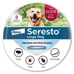 Elanco Seresto Flea & Tick Treatment & Prevention Collar for Large Dogs Over 18 lbs