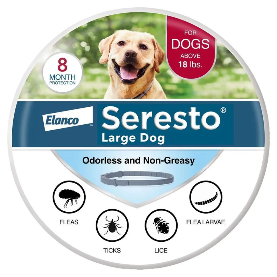 Elanco Seresto Flea & Tick Treatment & Prevention Collar for Large Dogs Over 18 lbs