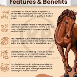 Equine Healthcare International The Original Bit Butter Mouth Softening Complex 4-oz