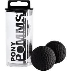 Equine Healthcare International Pony Pomms Horse Ear Plugs Black 2 Count