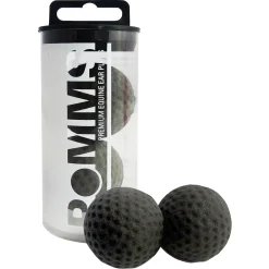 Equine Healthcare International Pomms Horse Ear Plugs Black 2 Count