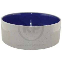 Ethical Pet Standard Crock Dog Bowl Blue 7.5-in