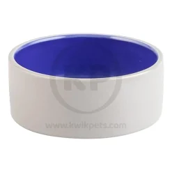Ethical Pet Stoneware Crock Dog Bowl Blue