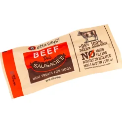 Etta Says! Beef Deli Sausages Meat Dog Treat 1.25-oz