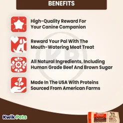 Etta Says! Beef Deli Sausages Meat Dog Treat 1.25-oz