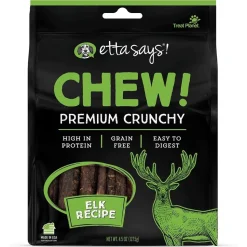 Etta Says! Chew! Premium Crunchy Elk Dog Treats 4.5-oz