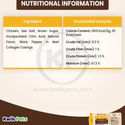 Etta Says! Chicken Deli Sausages Meat Dog Treat 1.25-oz