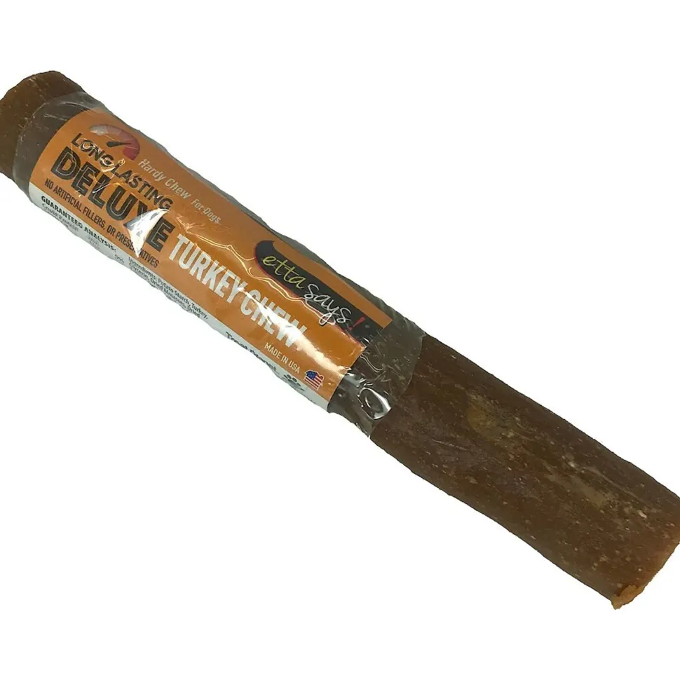 Etta Says! Deluxe Turkey Chew Dog Treat 7-in