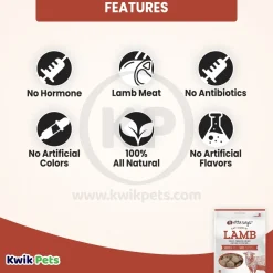 Etta Says! Eat Simple 100% Freeze Dried Never Cooked Lamb Dog Treats 2.5-oz