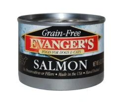 Evanger's Grain-Free Canned Dog & Cat Food Salmon 6-oz