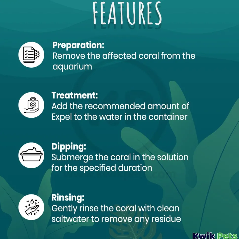 Expel Coral Cleanse Coral Pest Removal Solution 16-oz