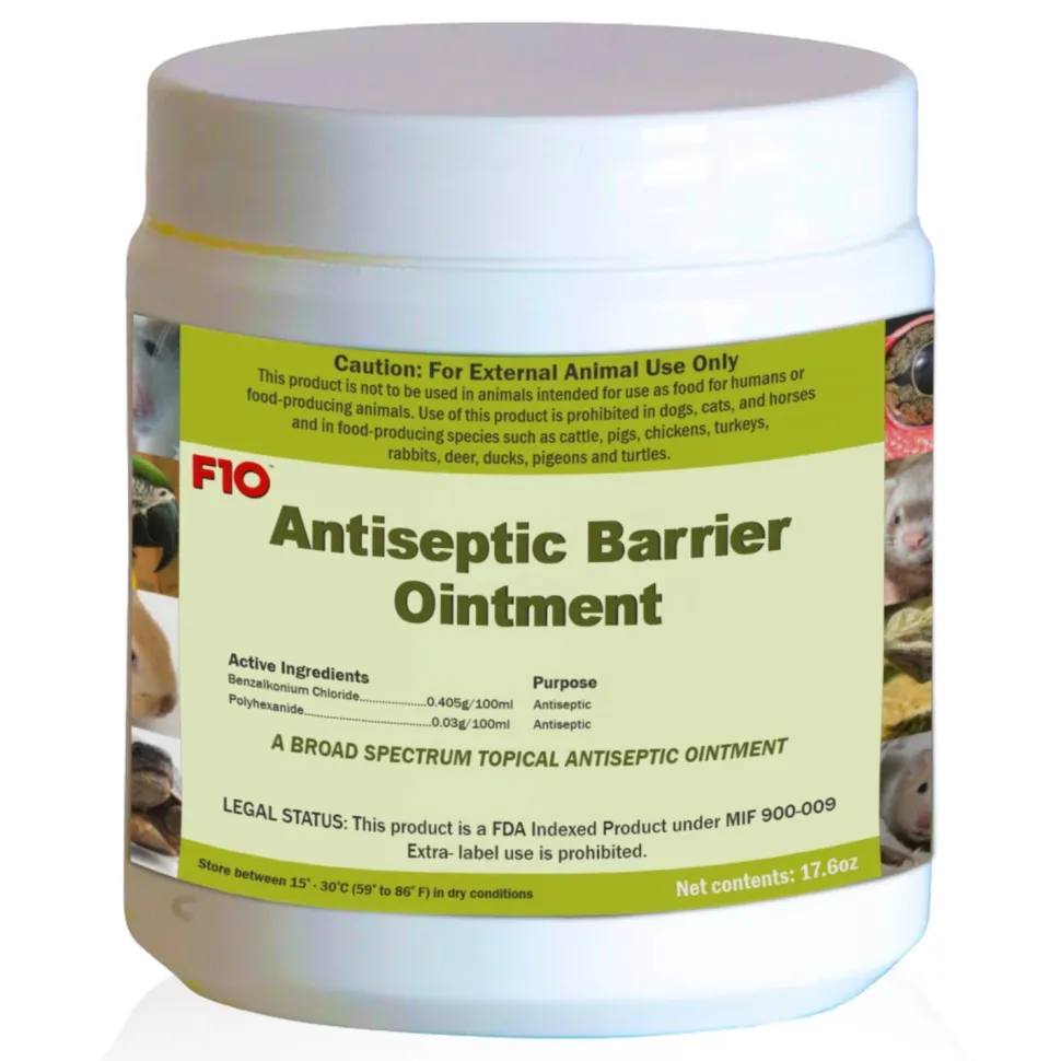 F10 Antiseptic Barrier Ointment for Reptiles, Birds, Small Animals & Exotic Animals 500g