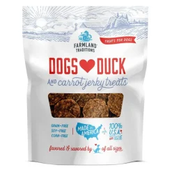 Farmland Traditions Dogs Love Duck & Carrot Jerky Dog Treats 13.5-oz