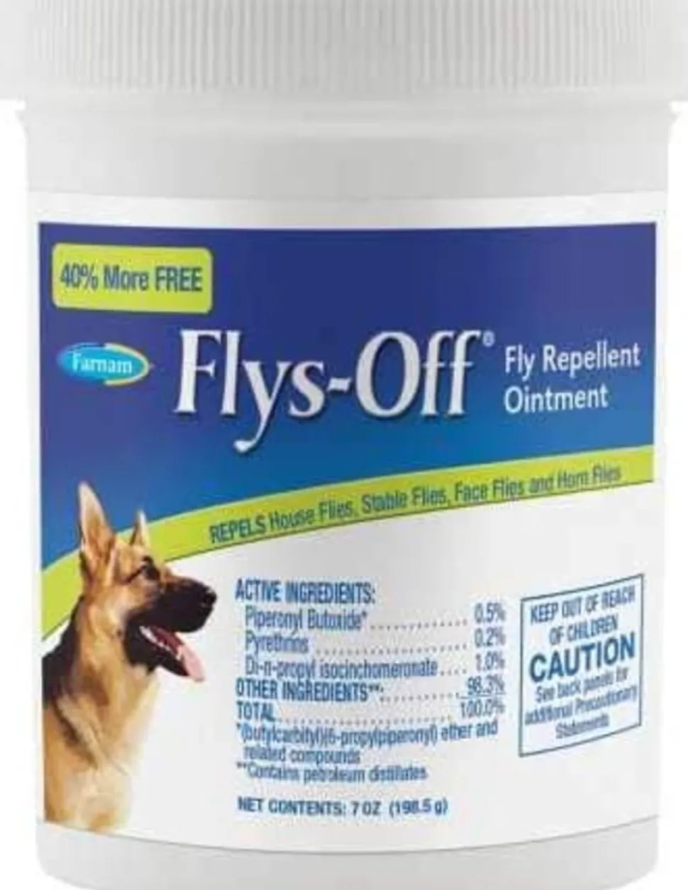 Farnam Flys Off Fly Repellent Dog & Horse Ointment 7-oz