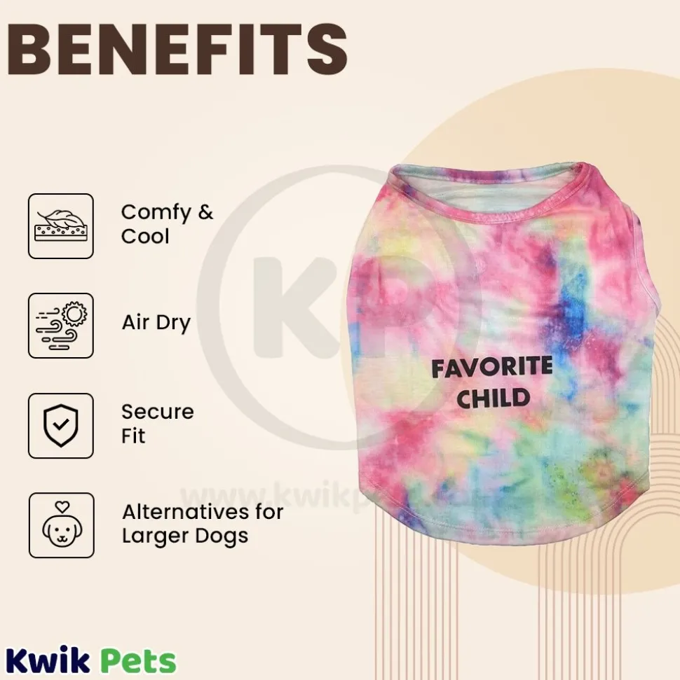 Fashion Pet Cosmo Favorite Child Tee Tie-Dye Large