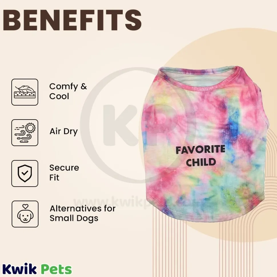 Fashion Pet Cosmo Favorite Child Tee Tie-Dye Small