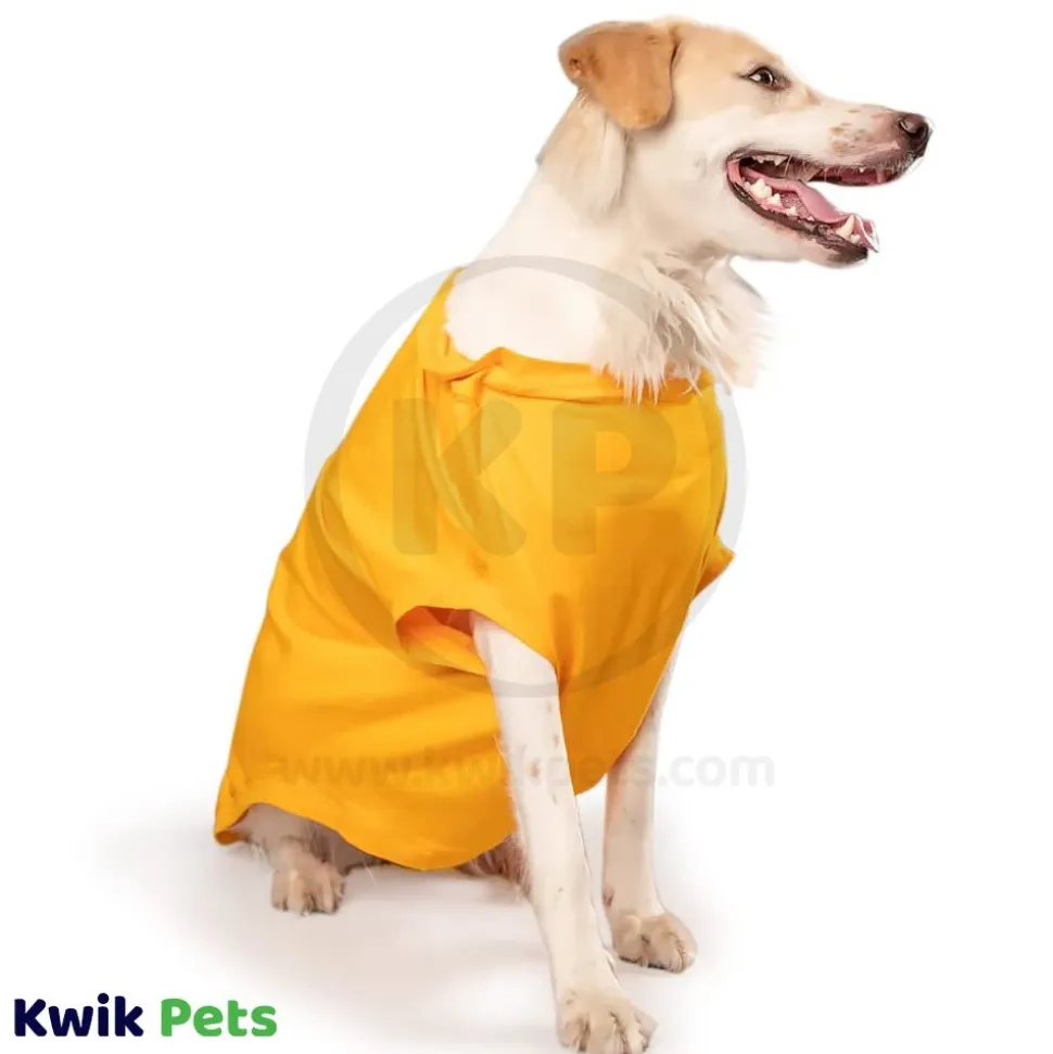 Fashion Pet Cosmo Woof Tee Yellow Small