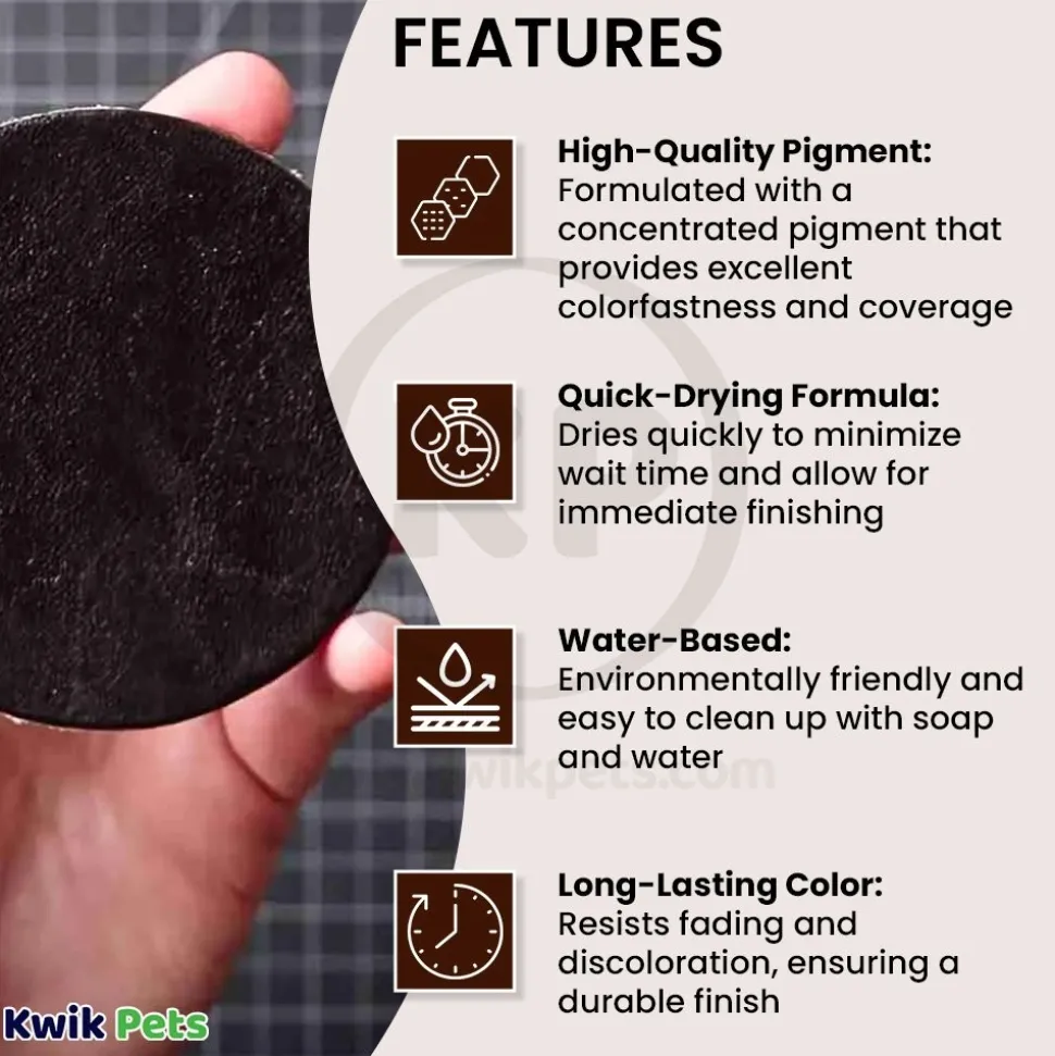 Fiebing’s Leather Dye Black 4-oz