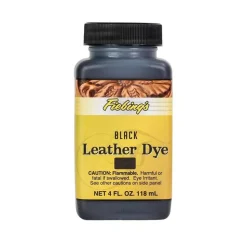 Fiebing’s Leather Dye Black 4-oz