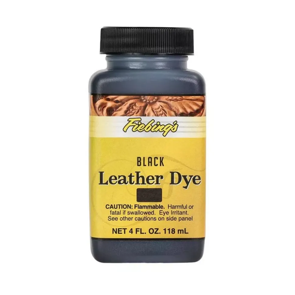 Fiebing’s Leather Dye Black 4-oz