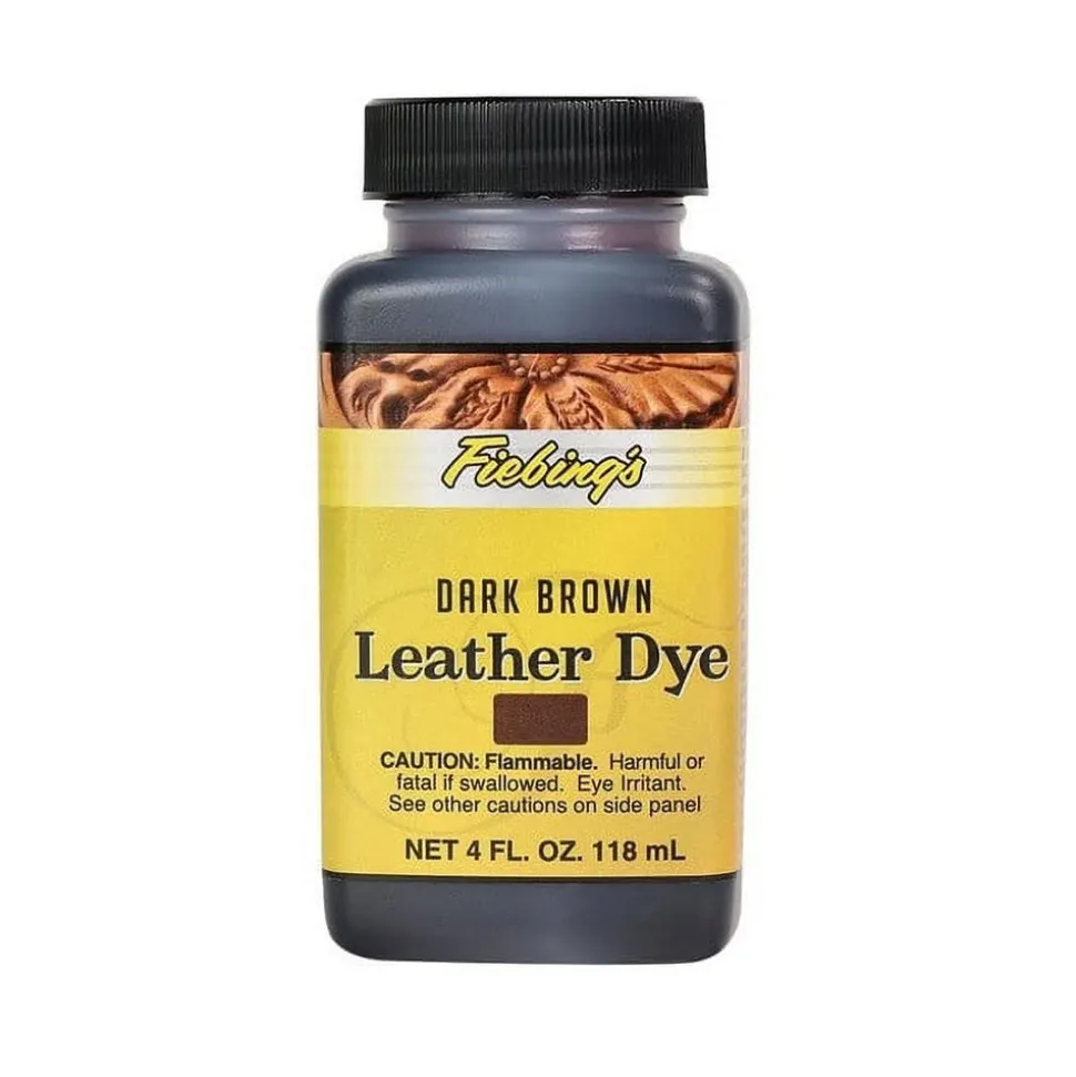 Fiebing’s Leather Dye Dark Brown 4-oz