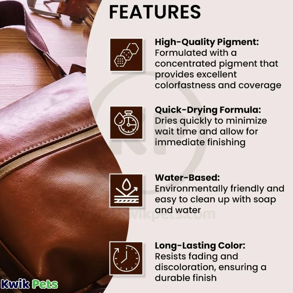 Fiebing’s Leather Dye Dark Brown 4-oz