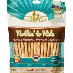 Fieldcrest Farms Nothin' To Hide Small Twist Stix Dog Treat Beef 50 Count