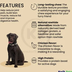 Fieldcrest Farms Nothin' To Hide Roll Dog Treat Chicken 5-in Small