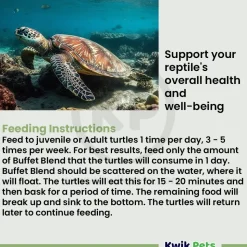 Fluker's Aquatic Turtle Formula Turtle Diet Dry Food 8-oz
