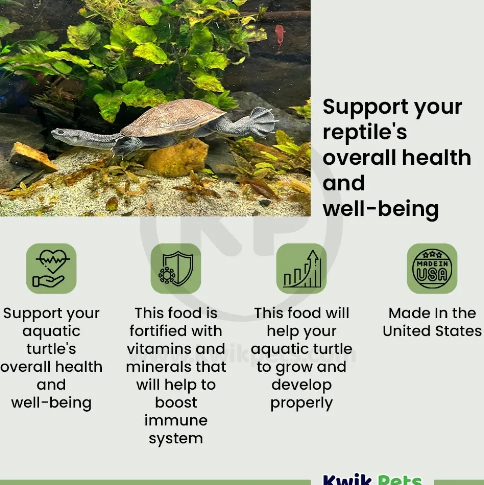 Fluker's Aquatic Turtle Formula Turtle Diet Dry Food 8-oz