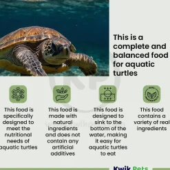 Fluker's Aquatic Turtle Formula Turtle Diet Dry Food 8-oz